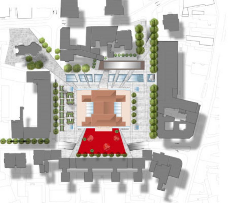 Place du marché Amzei, Marketplace Amzei, Drgan Architecture, Bucharest, 2006